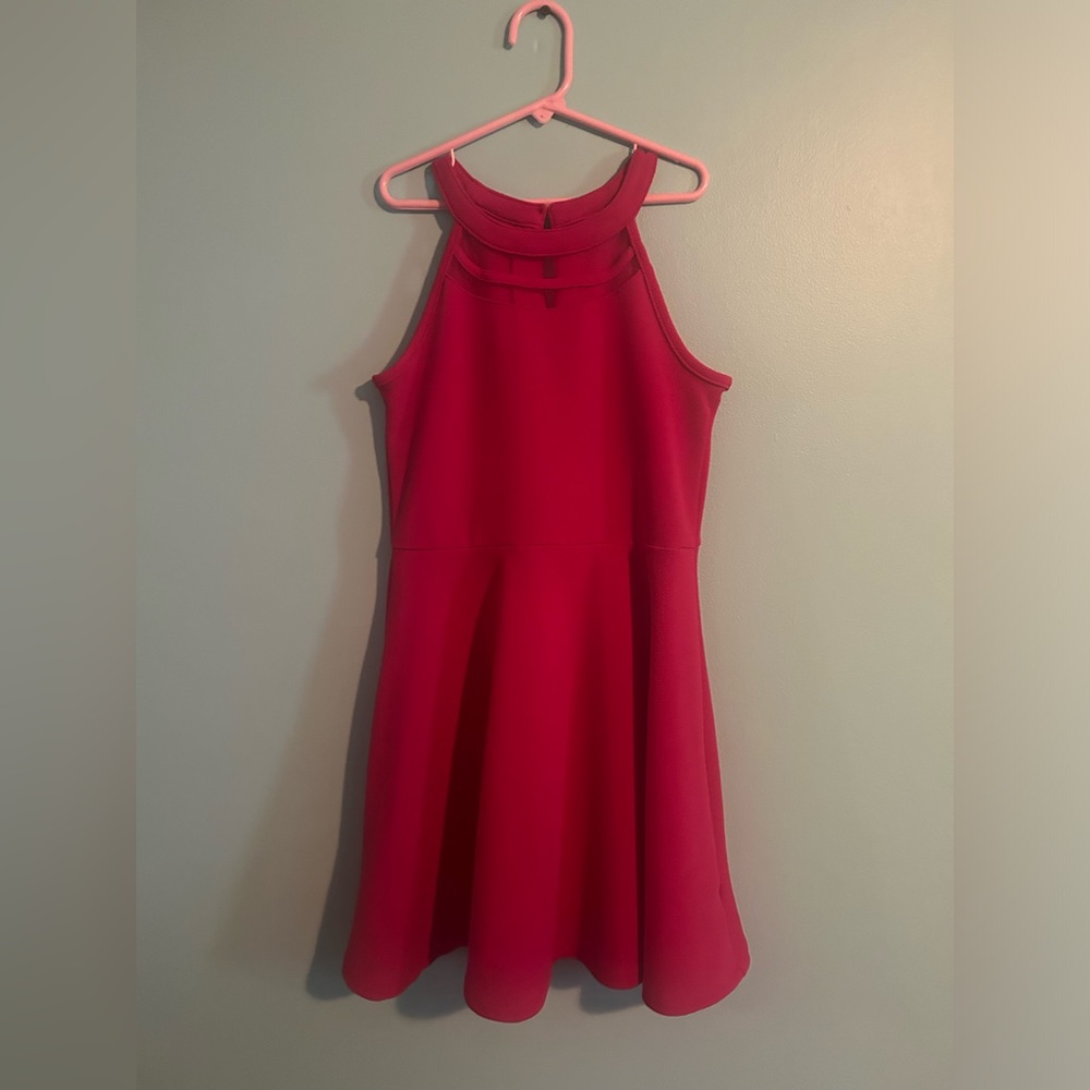 Girls dress barley worn